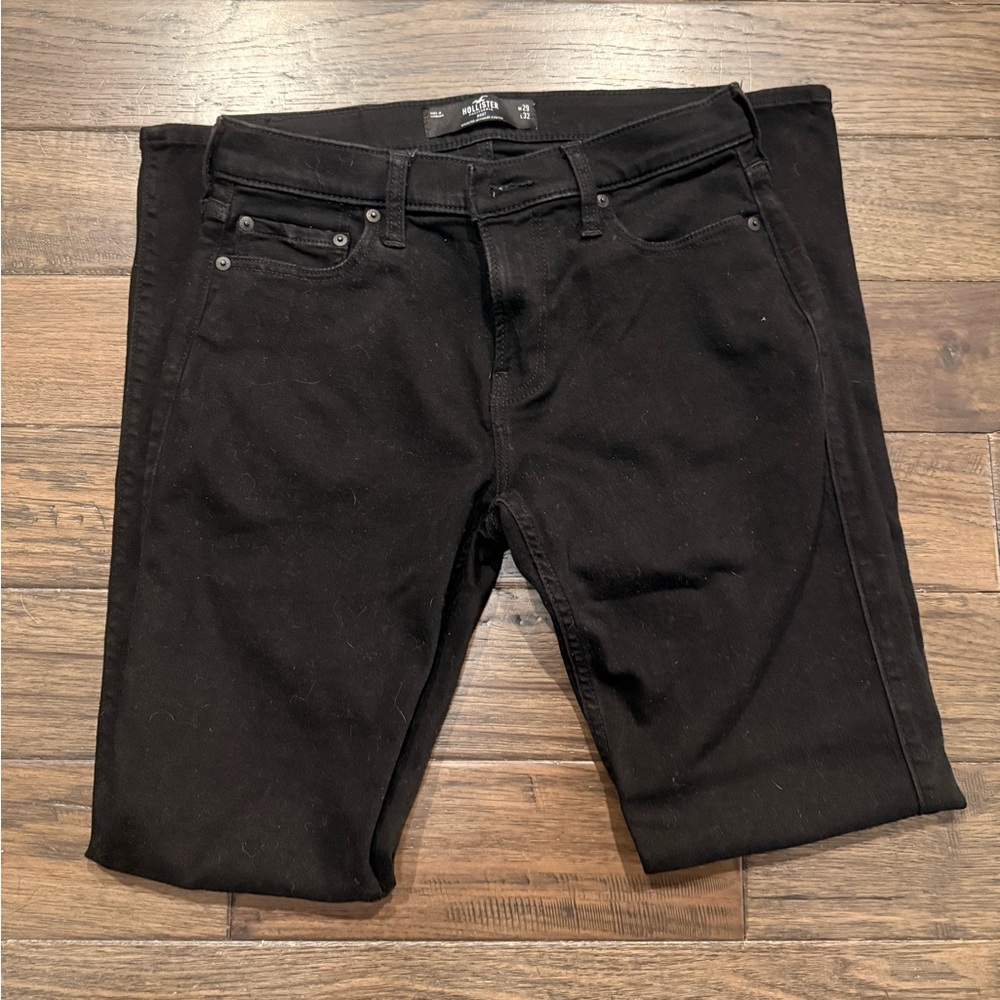 Hollister Men’s California Boot Cut Advanced Stretch Jeans Black 29x32